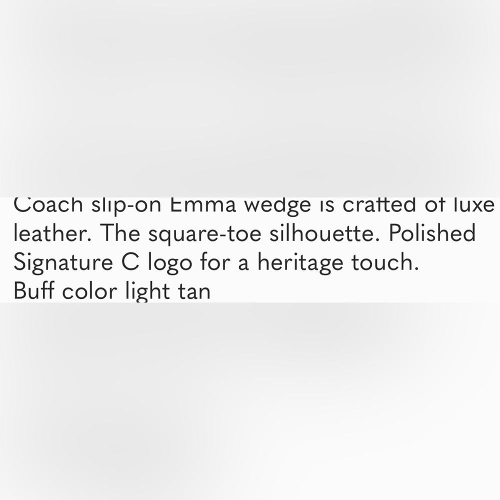 NWB Coach Emma Quilted Wedge - Picture 11 of 12